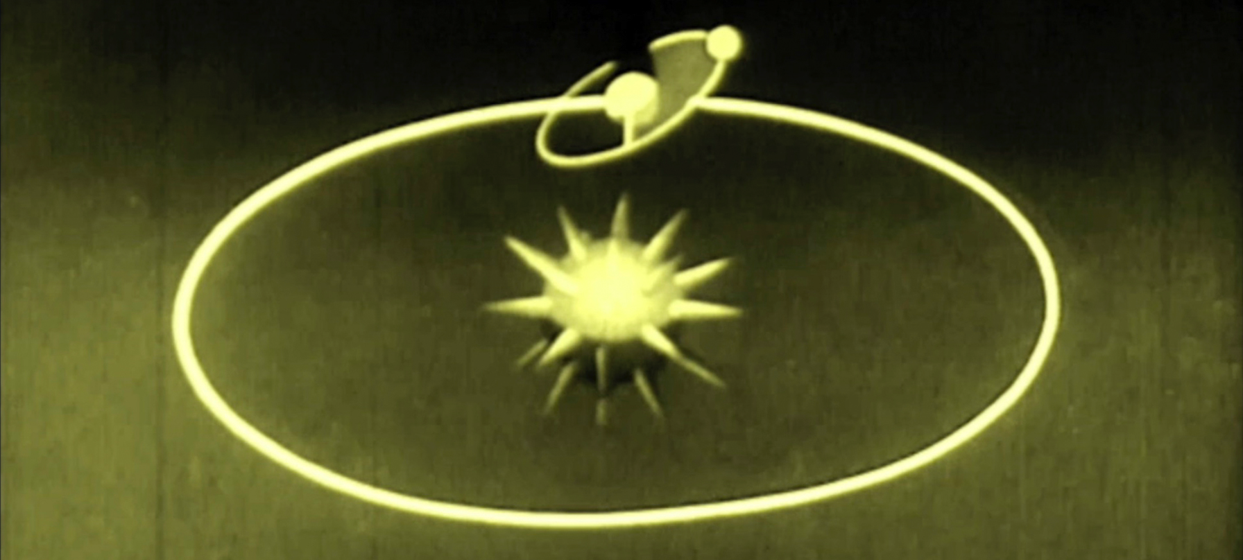 A still picture from short film Science of Sun Eating, by Gail Priest.