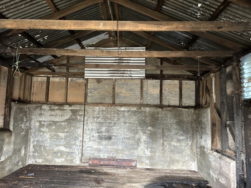 Inside penghana shed