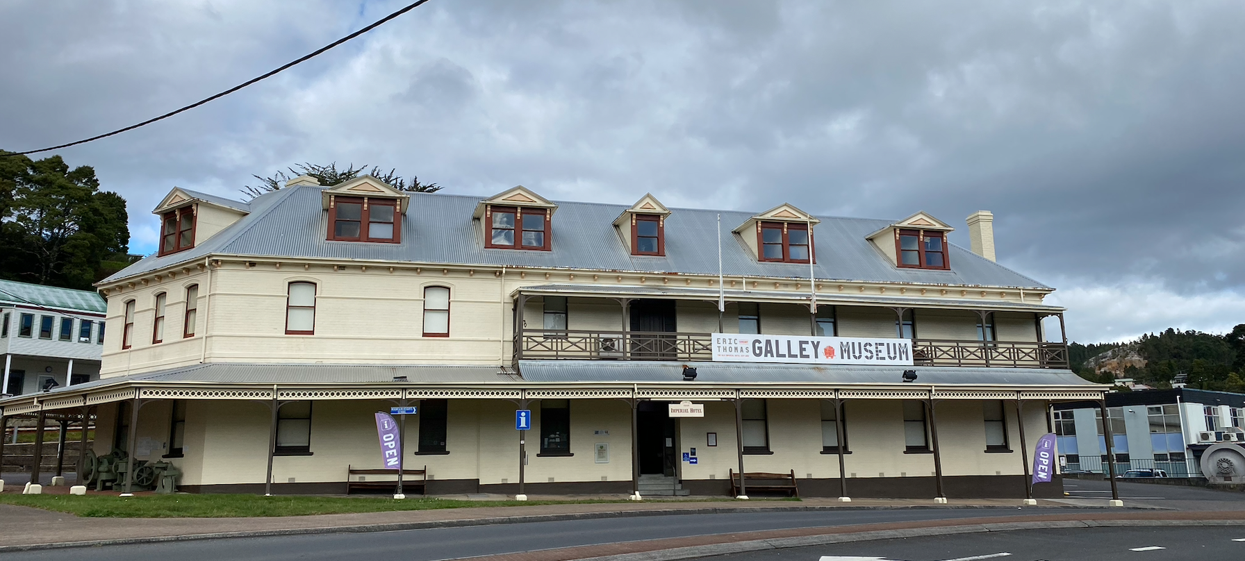 A photo of The Galley Museum facade.