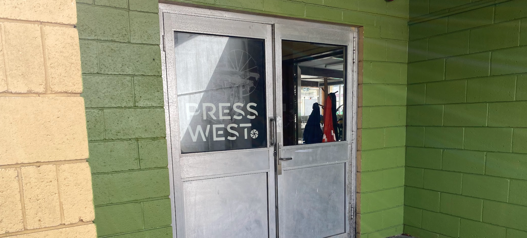 The entryway to PressWEST