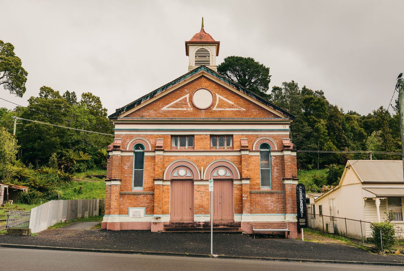 A photo of the outside of Unconformity Hall, credit Jesse Hunniford.