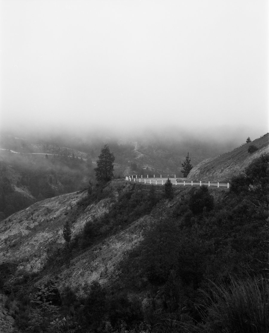 One of the ‘99 bends’ that leads into Queenstown on the Lyell Highway.