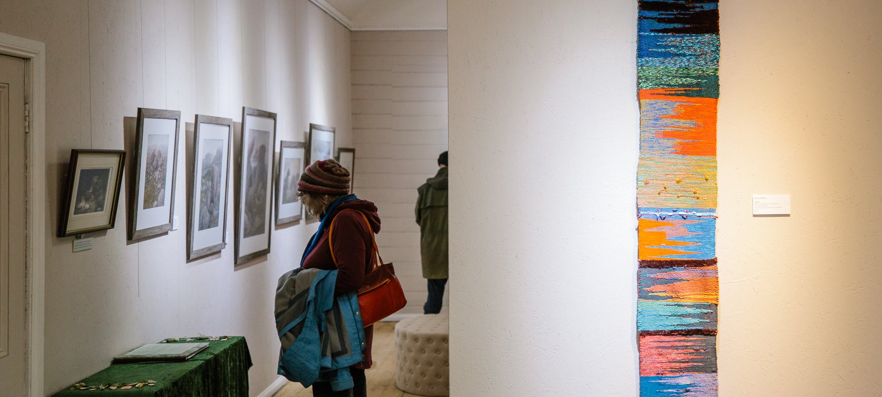 A photo of an art gallery as part of The Unconformity Art Trail, credit Jesse Hunniford