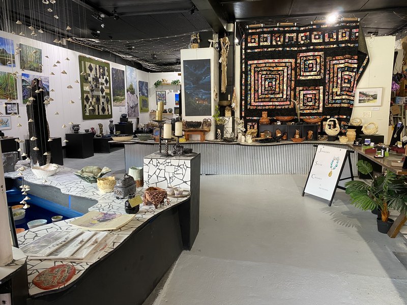 An image of Q West Community Gallery interior.
