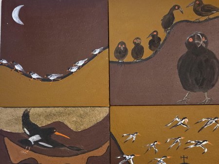 unnamed, oil on canvas 45cmX45cm per panel